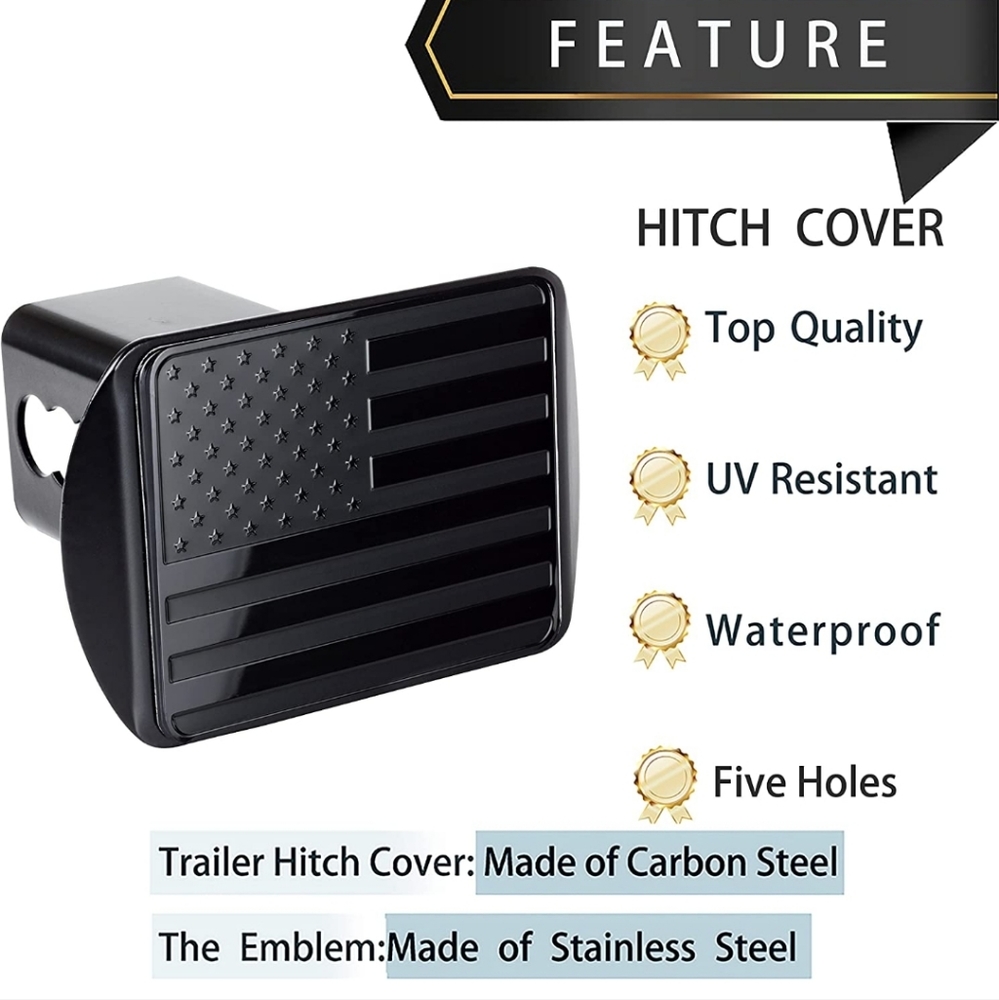 COPY - New United States flag Tow Hitch Cover Fits 2" receivers